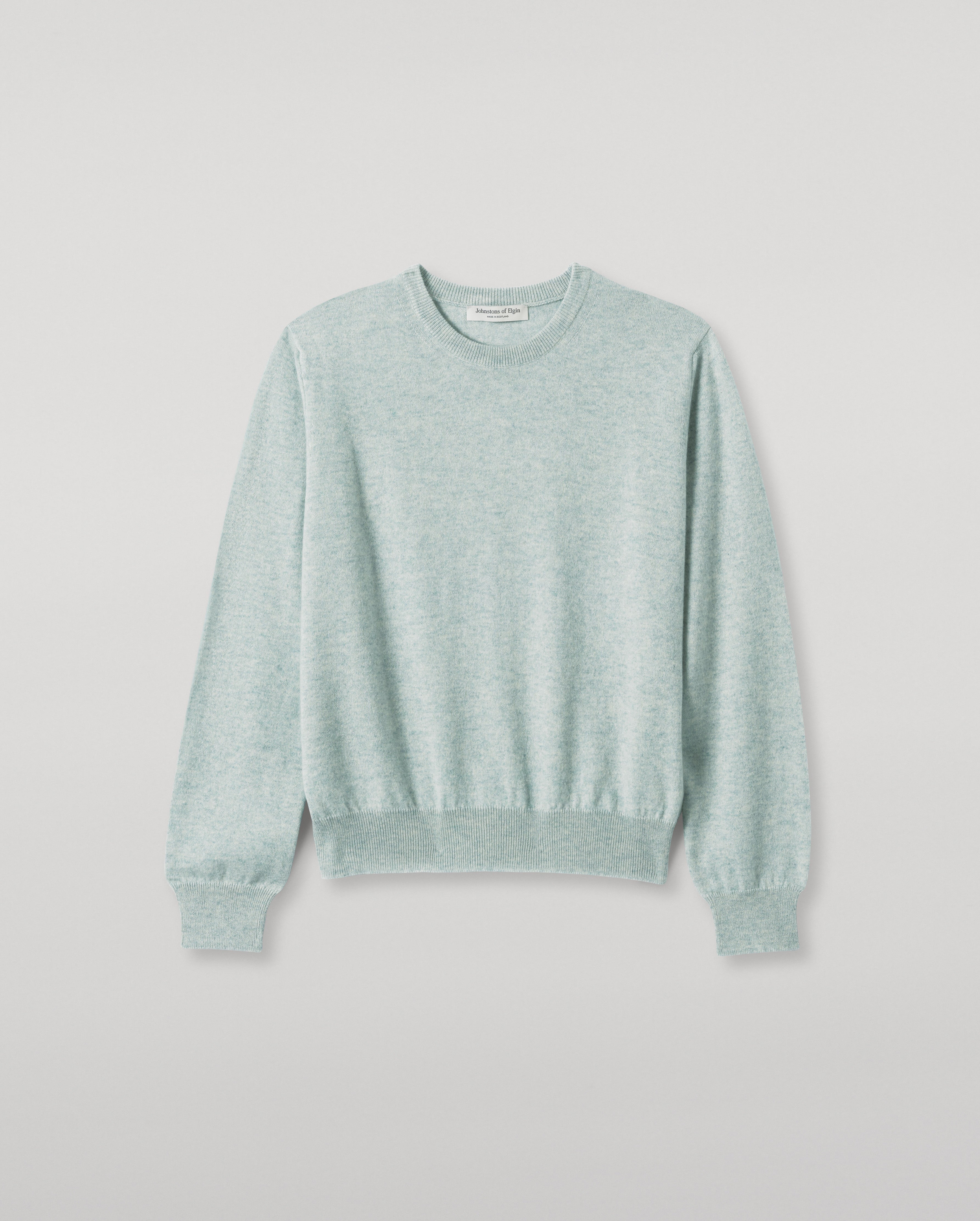 Lunan Light Green Classic Crew Jumper