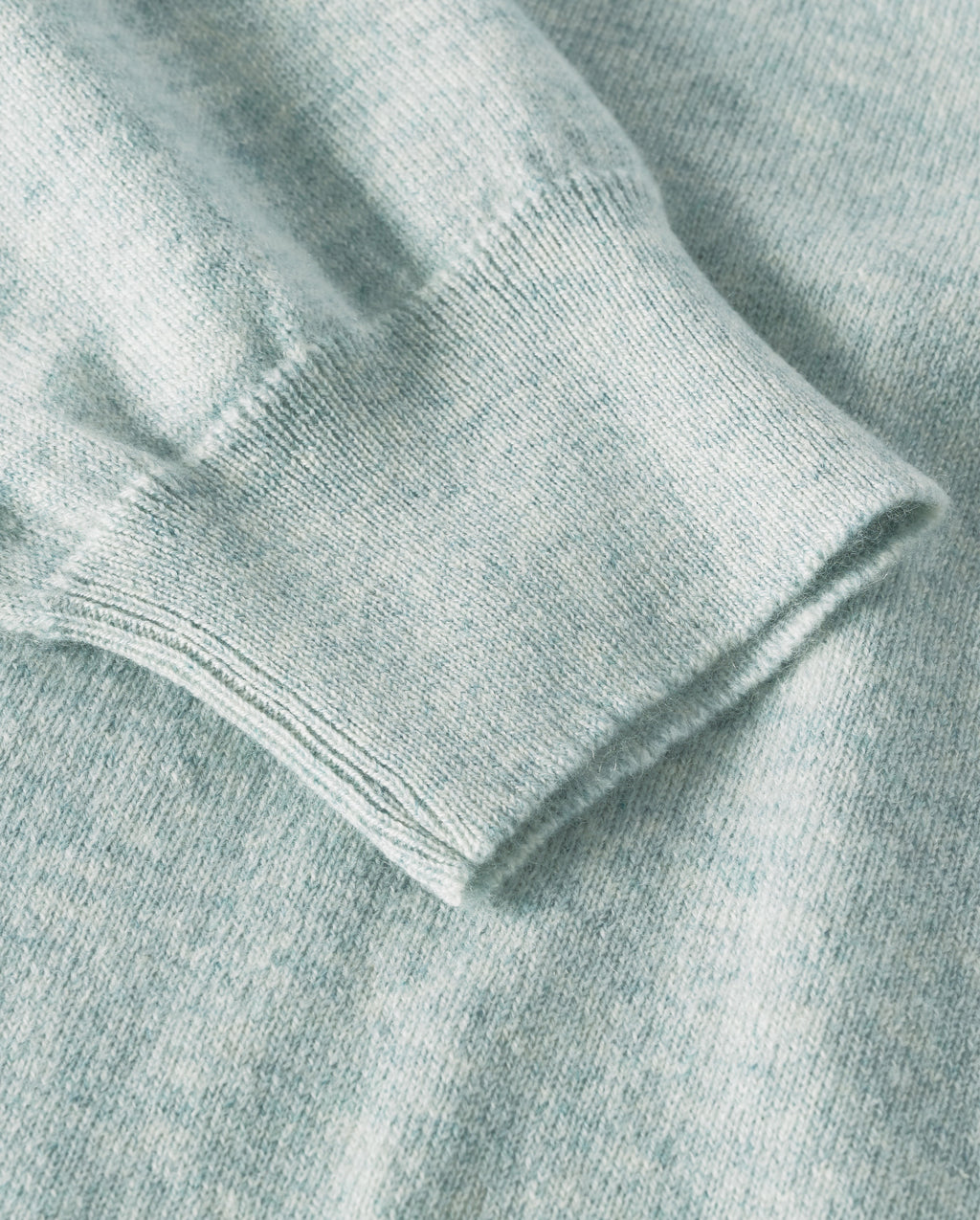 Lunan Light Green Classic Crew Jumper