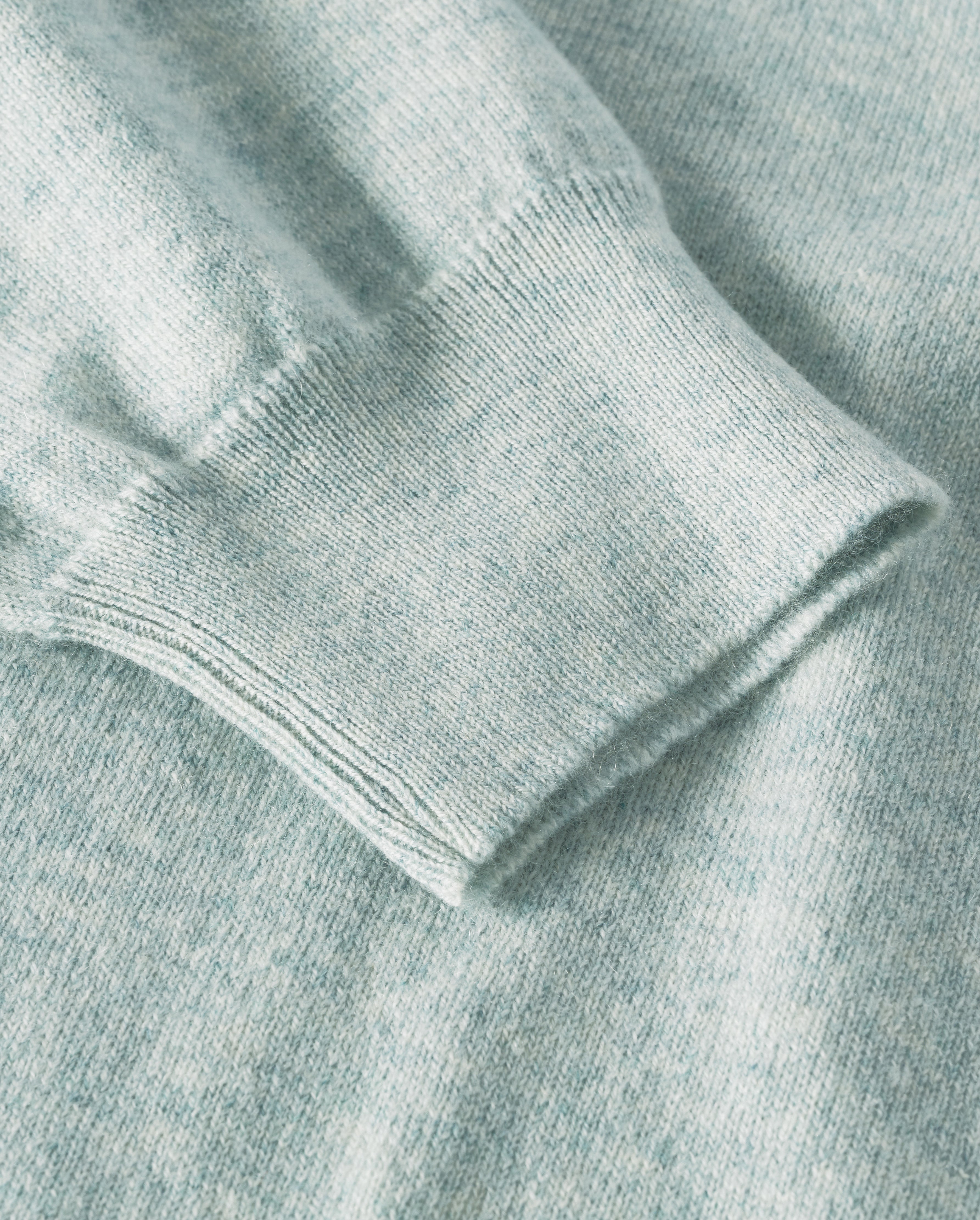 Lunan Light Green Classic Crew Jumper