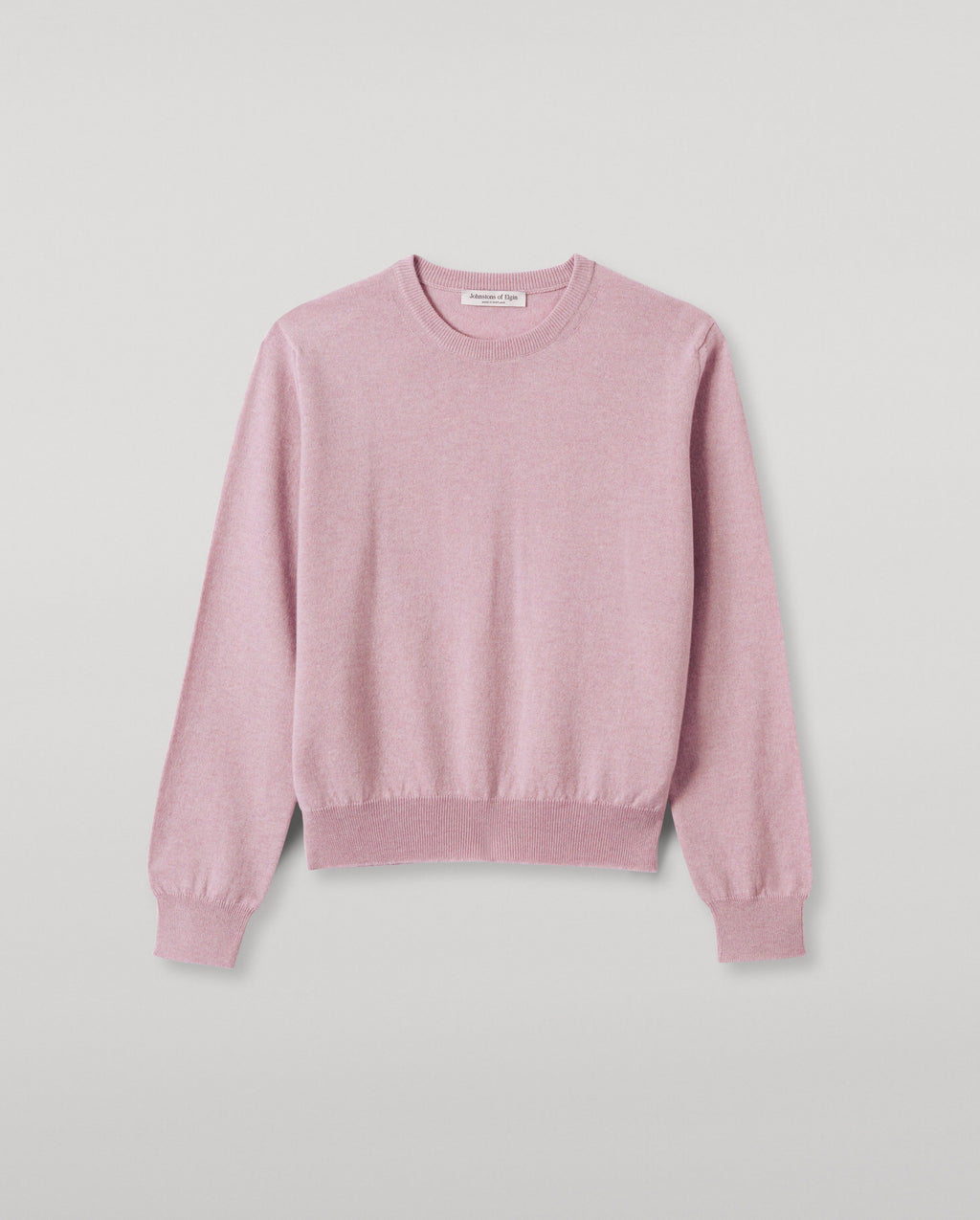 Lunan Light Pink Classic Crew Jumper