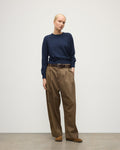 Lunan Navy Classic Cashmere Crew Jumper