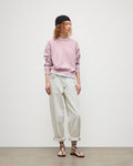 Lunan Light Pink Classic Crew Jumper