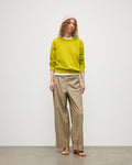 Lunan Yellow Classic Crew Jumper