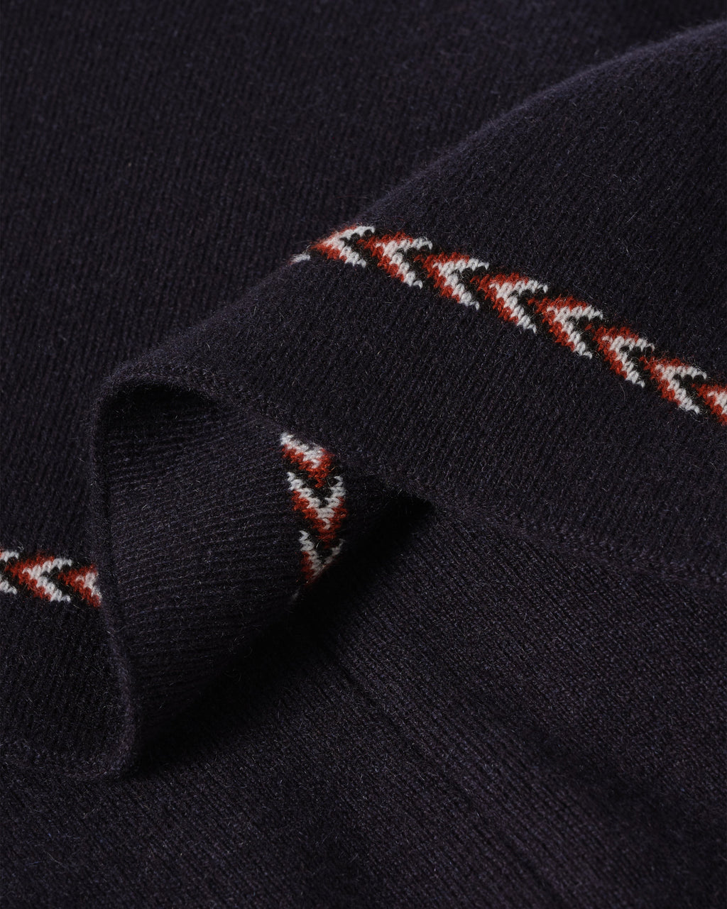 Hawk Dark Navy Cashmere Poncho