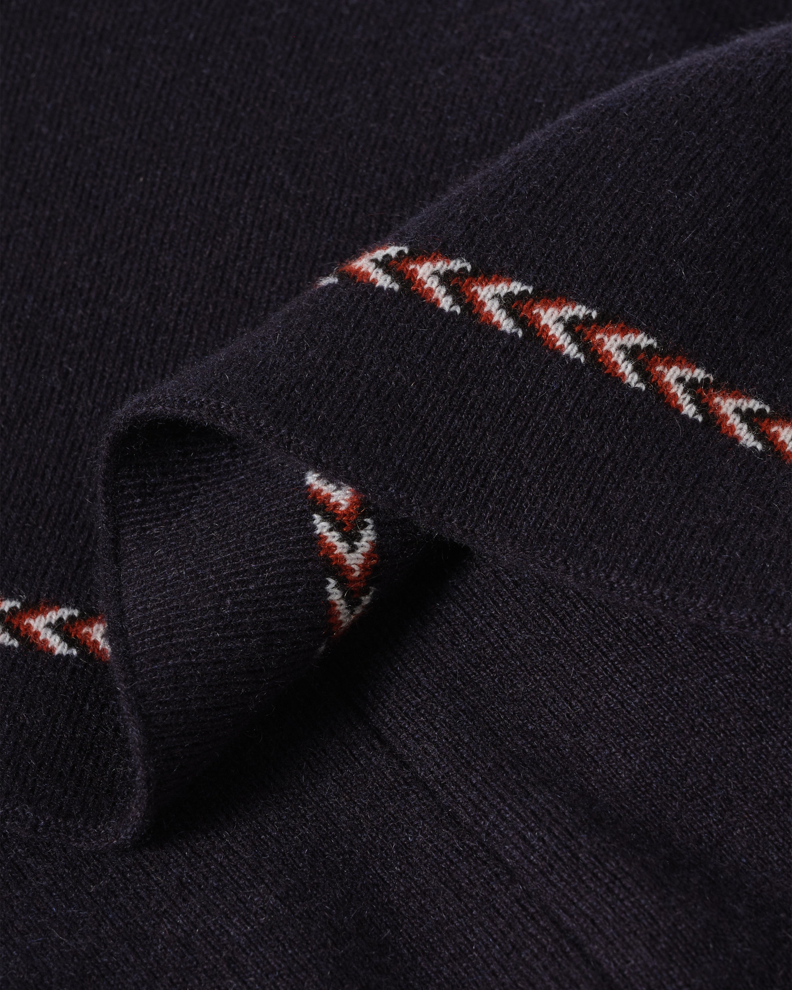 Hawk Dark Navy Cashmere Poncho