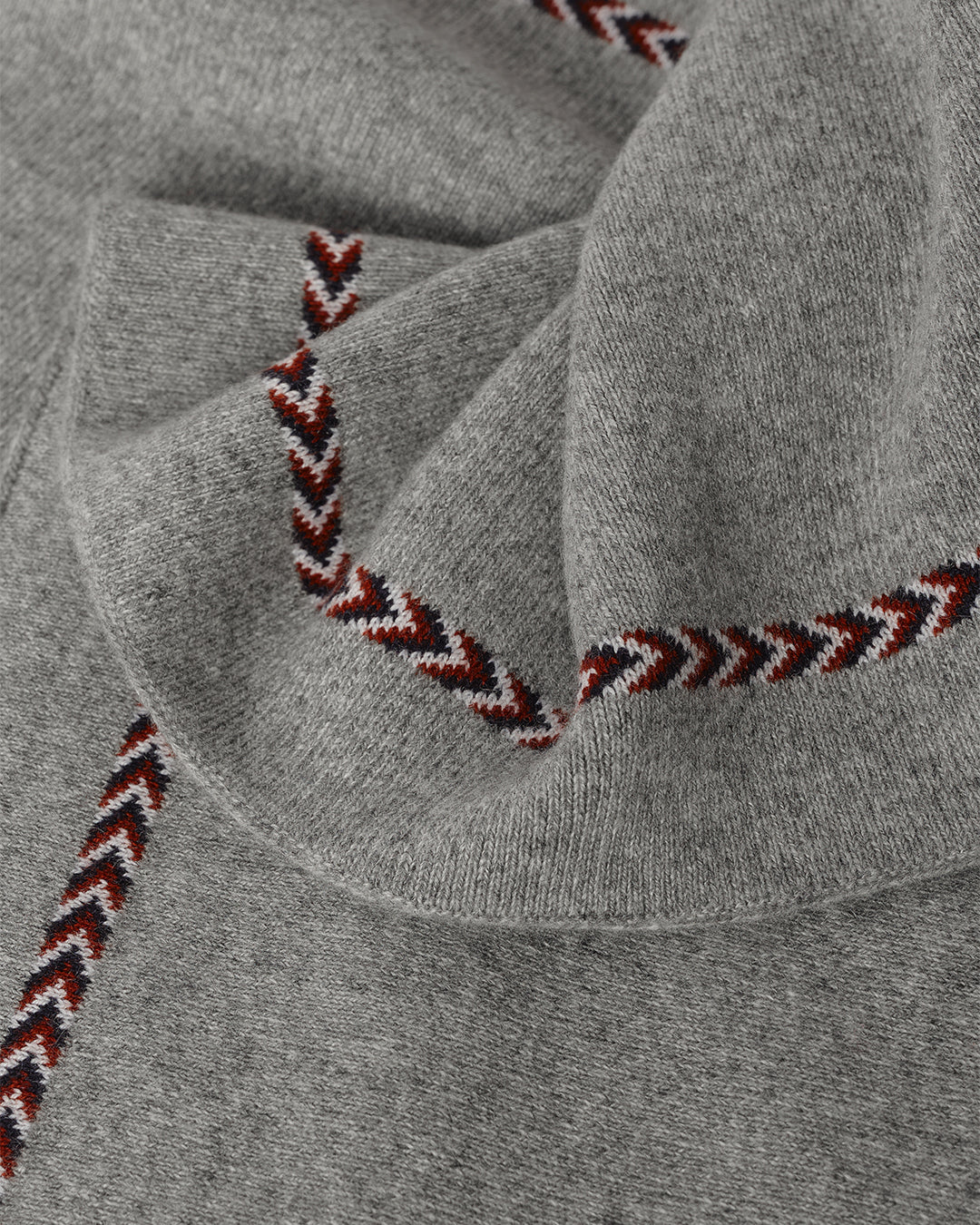 Hawk Light Grey Cashmere Poncho