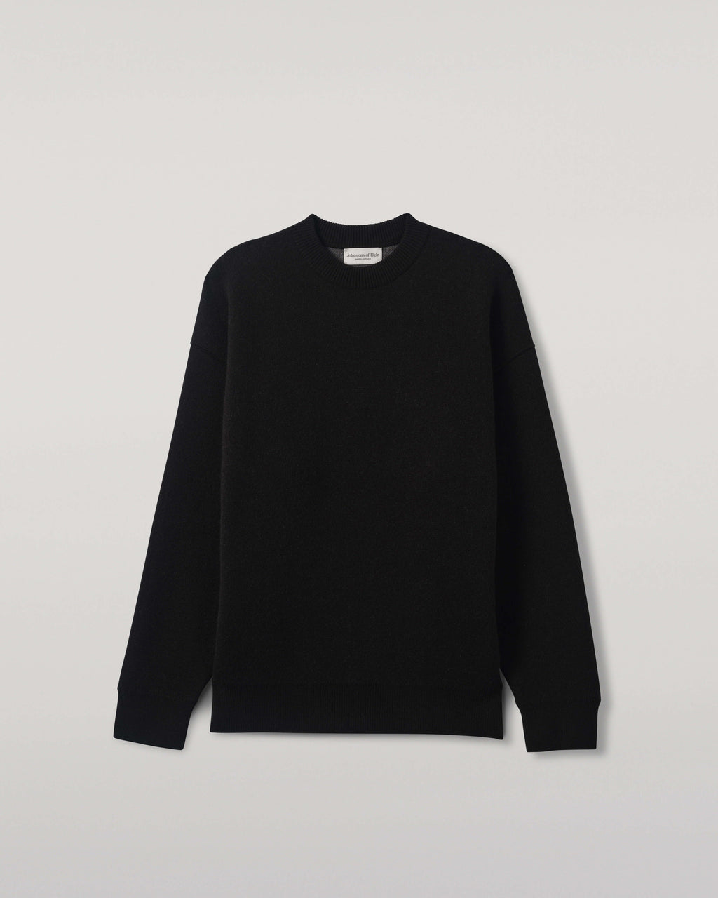 Double Faced Black Sweatshirt