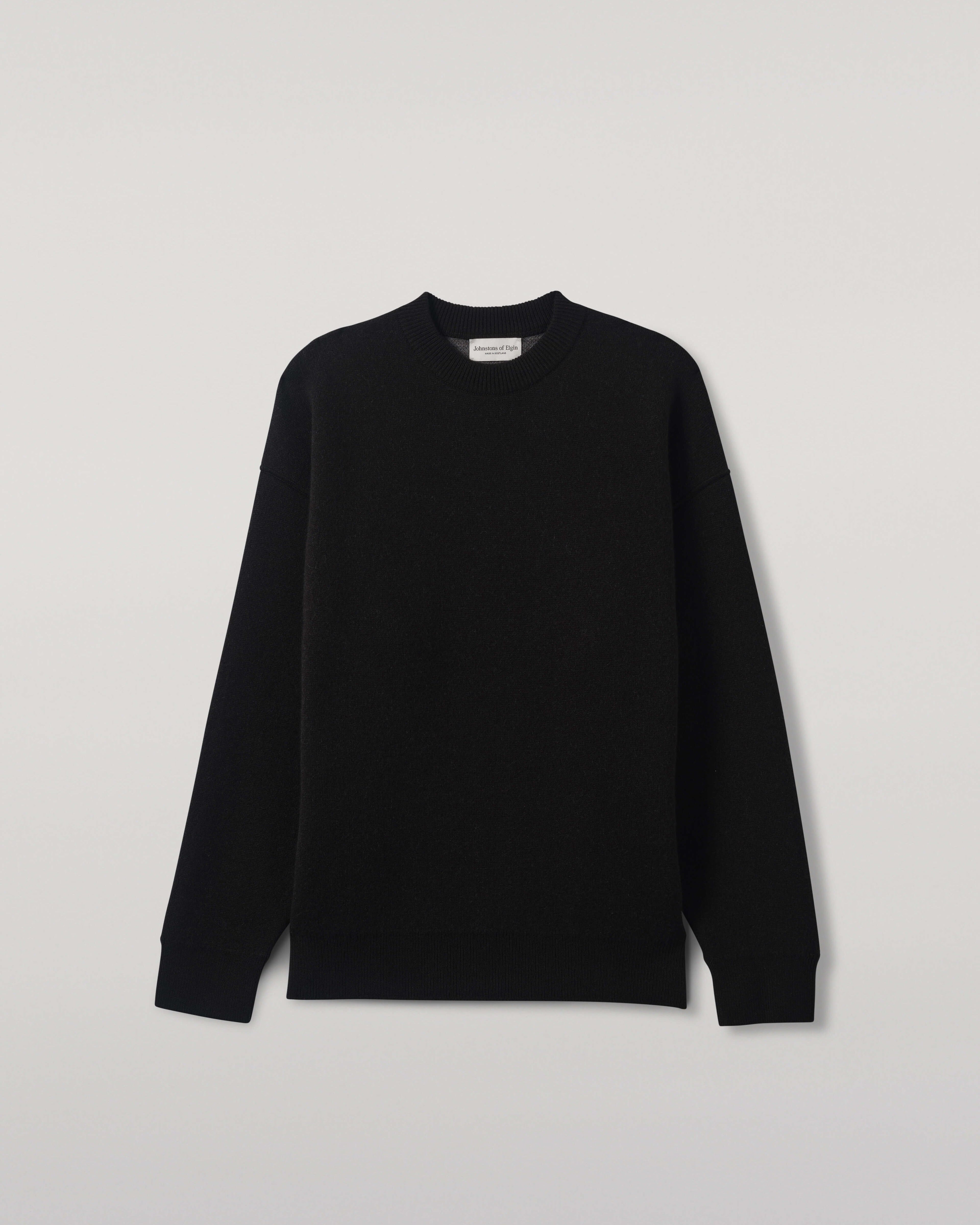 Double Faced Black Sweatshirt