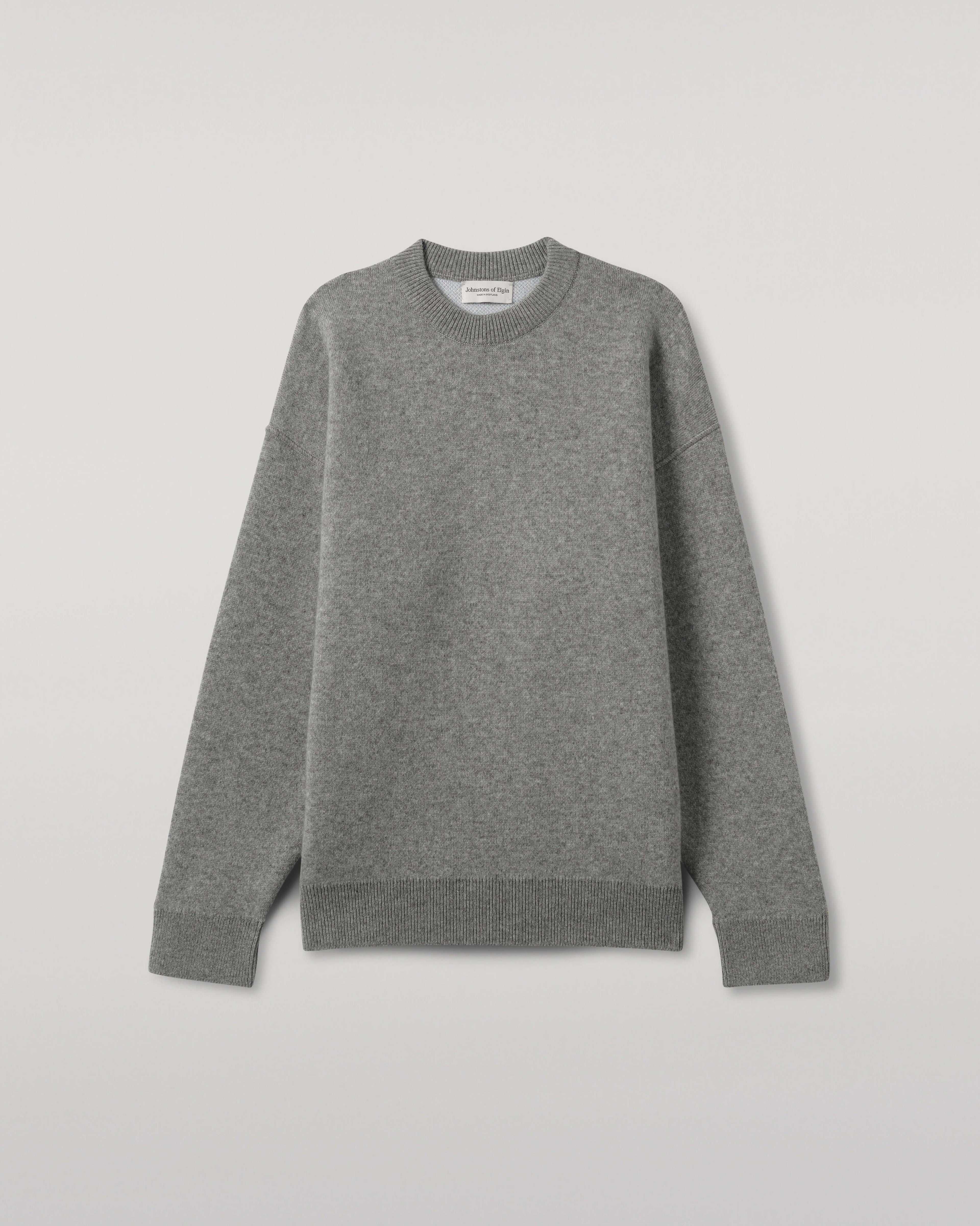 Double Face Light Grey Sweatshirt