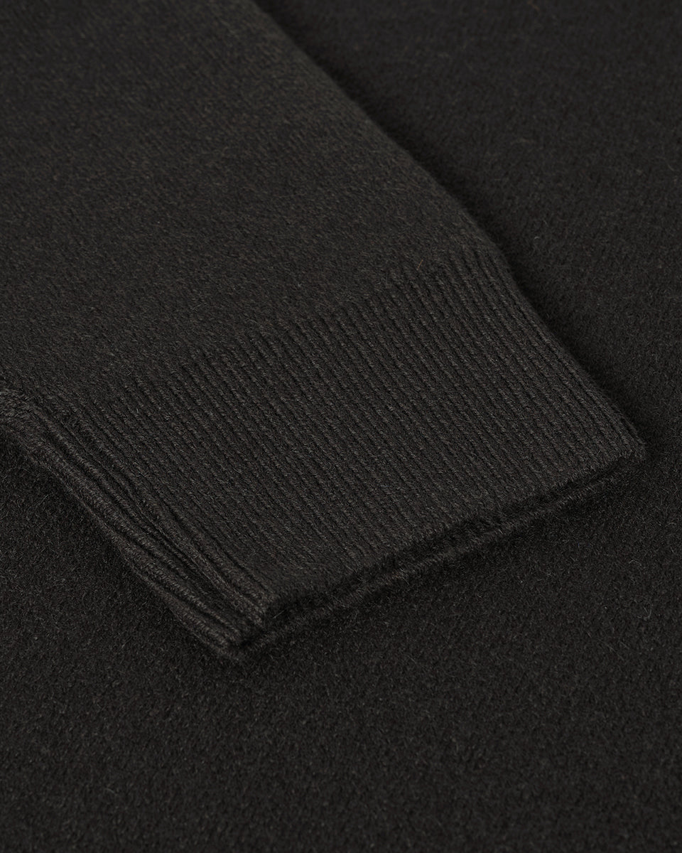 Double Faced Dark Grey Sweatshirt