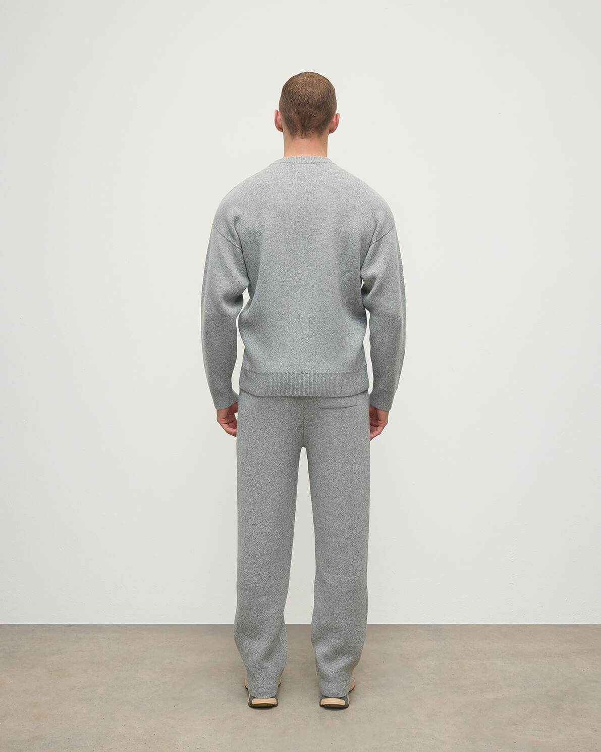Double Face Light Grey Sweatshirt