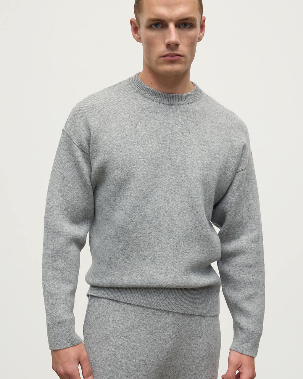 Double Face Light Grey Sweatshirt