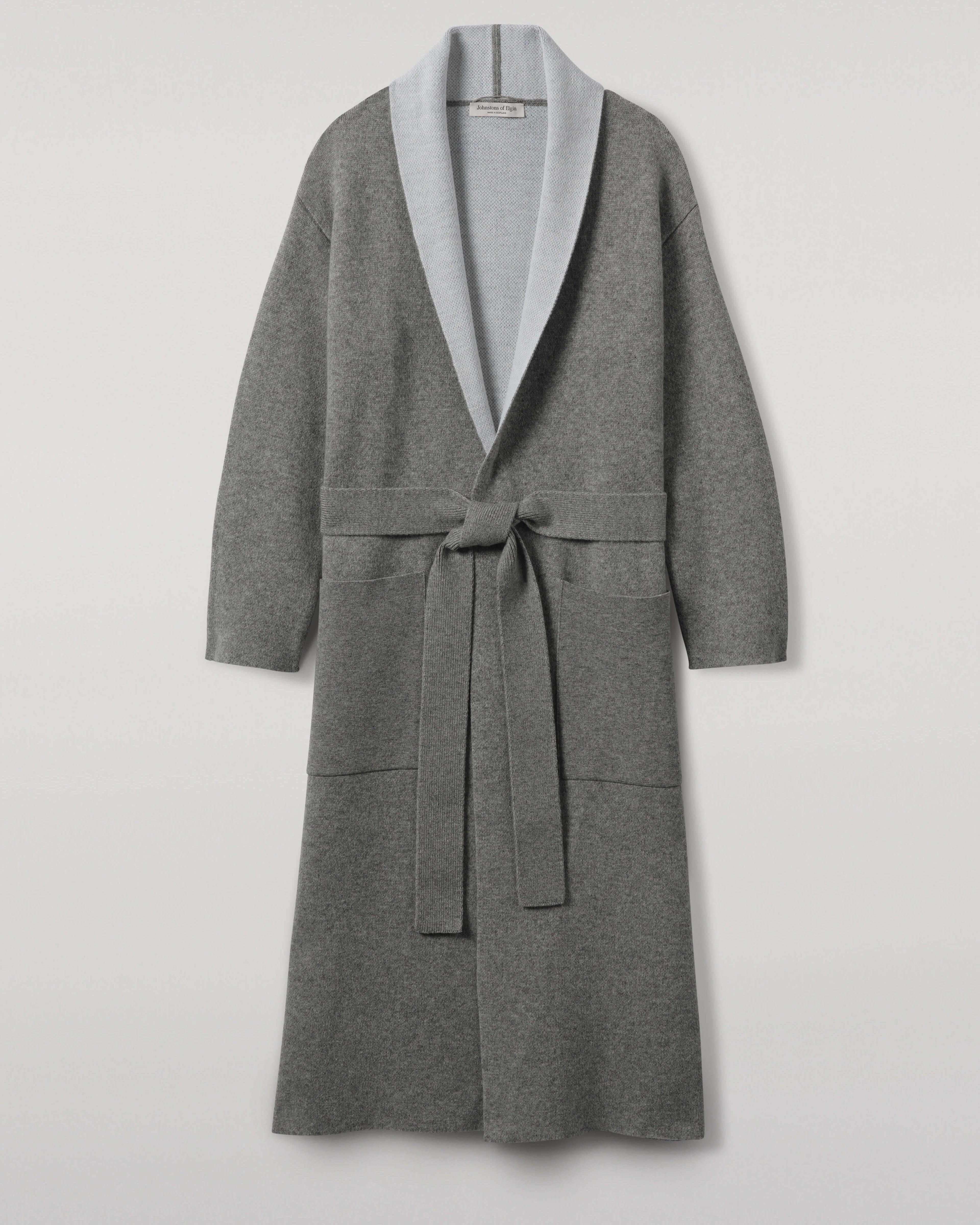 Double-Face Light Grey Cardigan