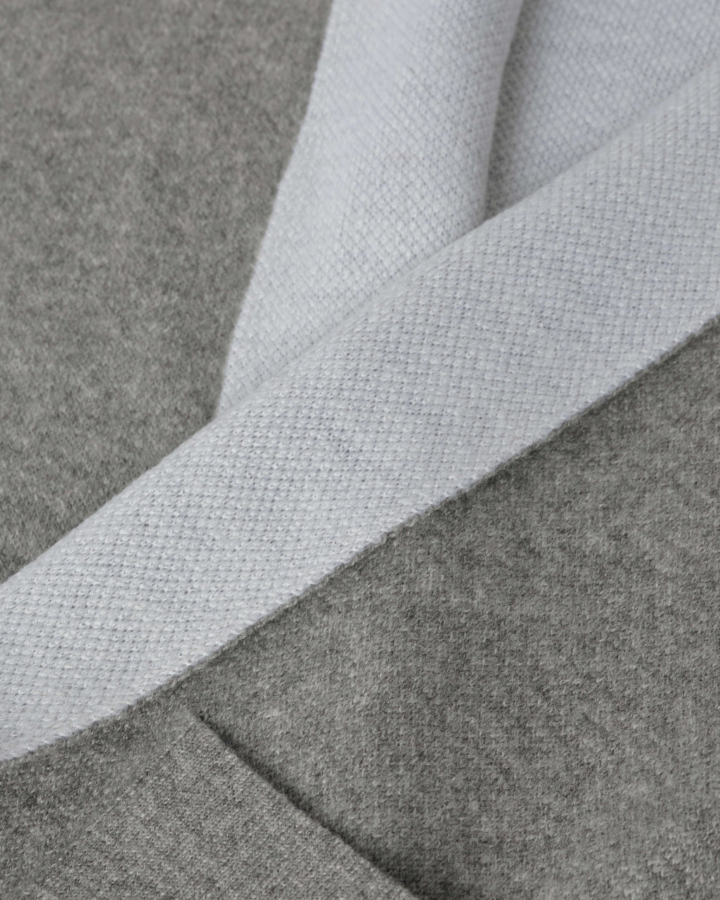 Double-Face Light Grey Cardigan