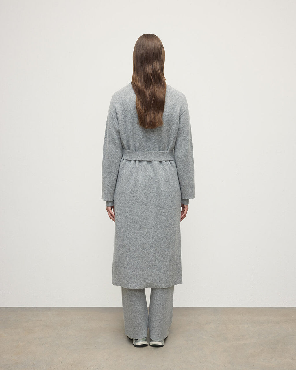 Double-Face Light Grey Cardigan