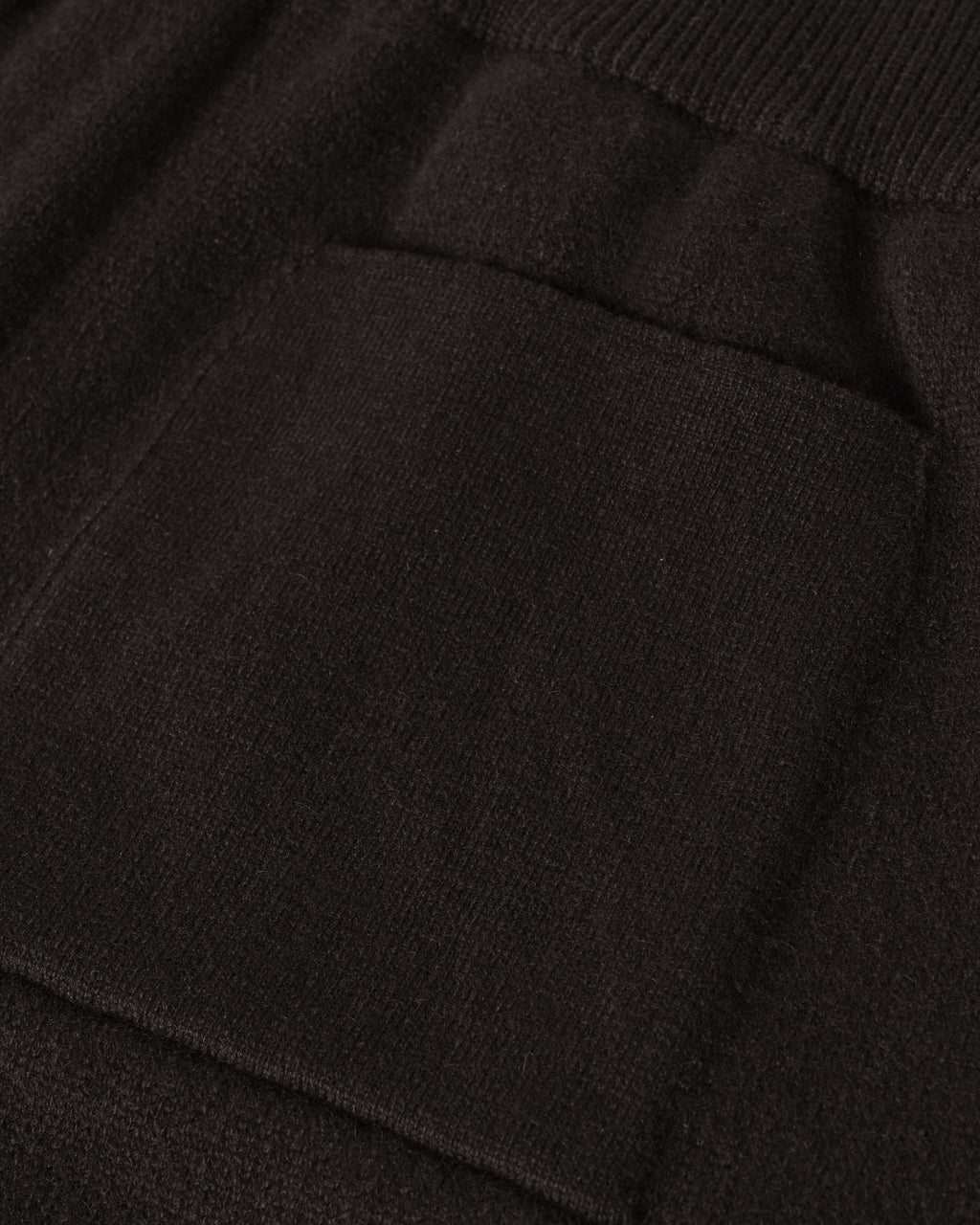 Double Faced Dark Grey Tapered Joggers