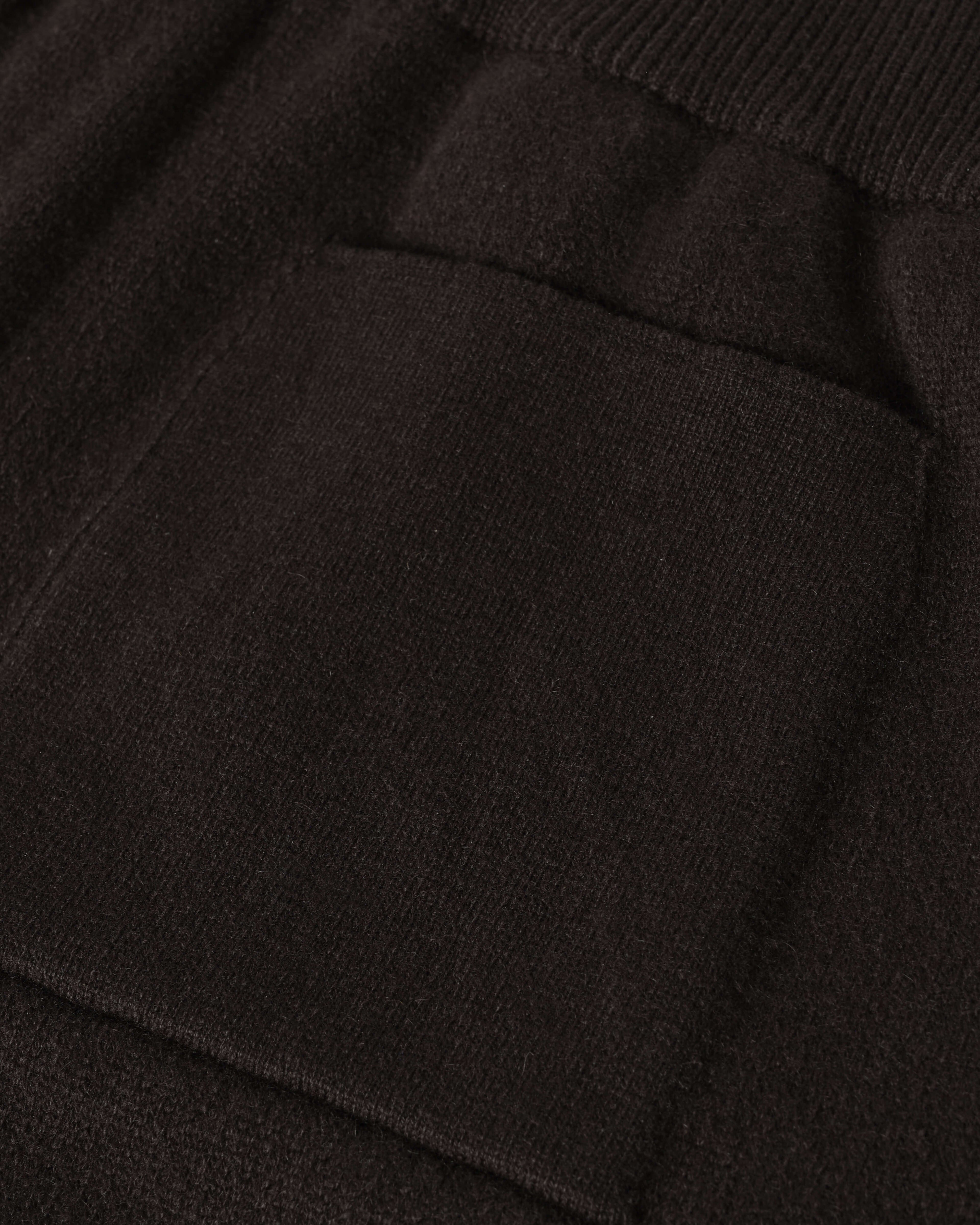 Double Faced Dark Grey Tapered Joggers