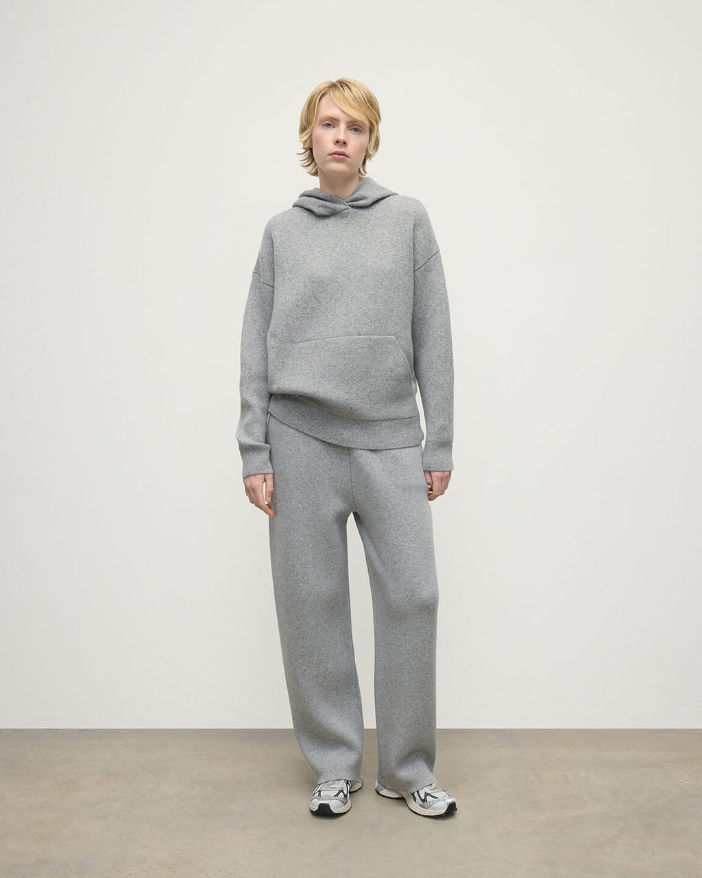 Double-Face Light Grey Hoodie