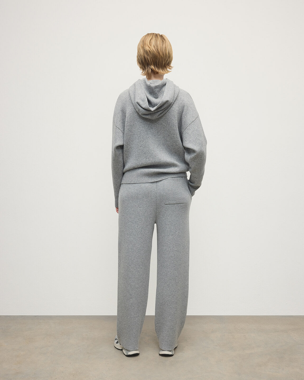 Double-Face Light Grey Hoodie