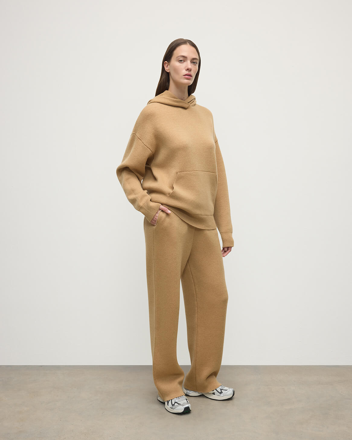 Double-Face Camel Hoodie