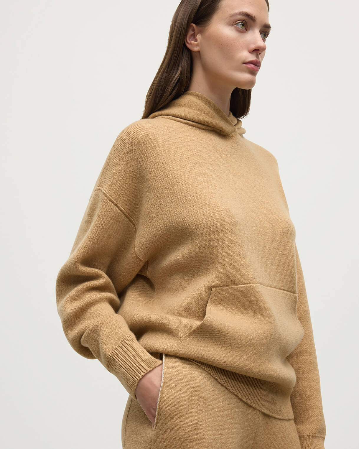 Double-Face Camel Hoodie