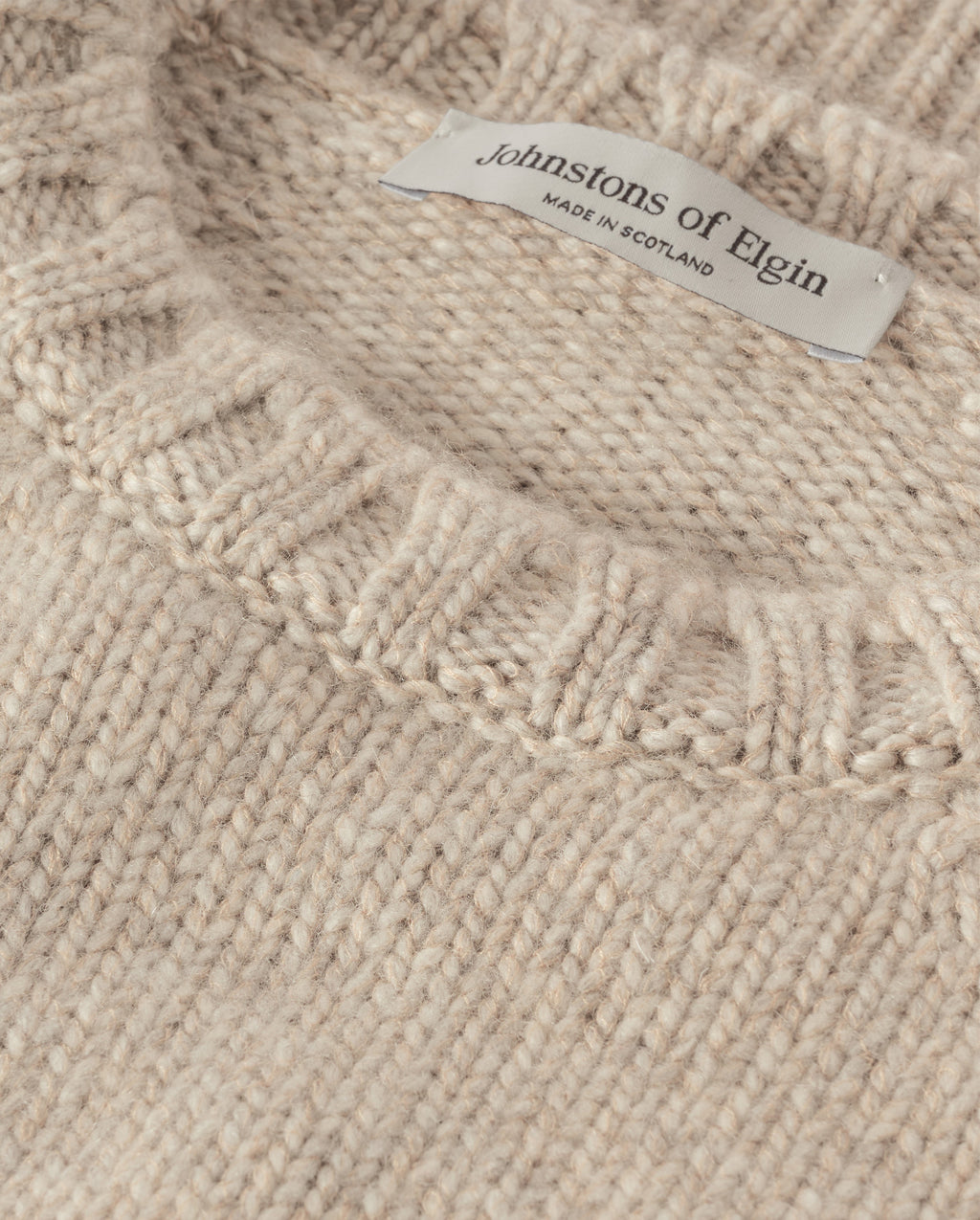 Bay Natural Marl Cashmere & Cotton Jumper
