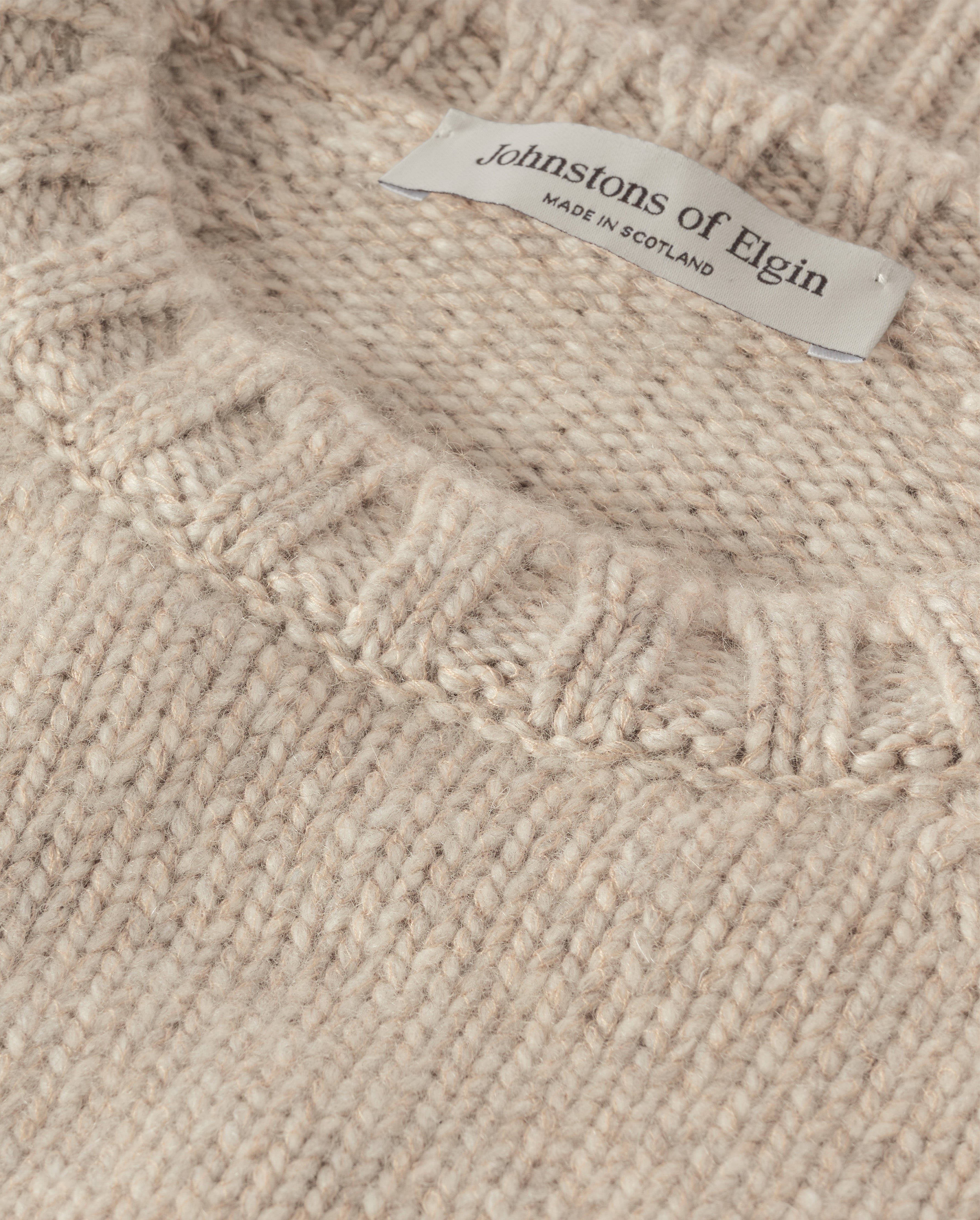 Bay Natural Marl Cashmere & Cotton Jumper