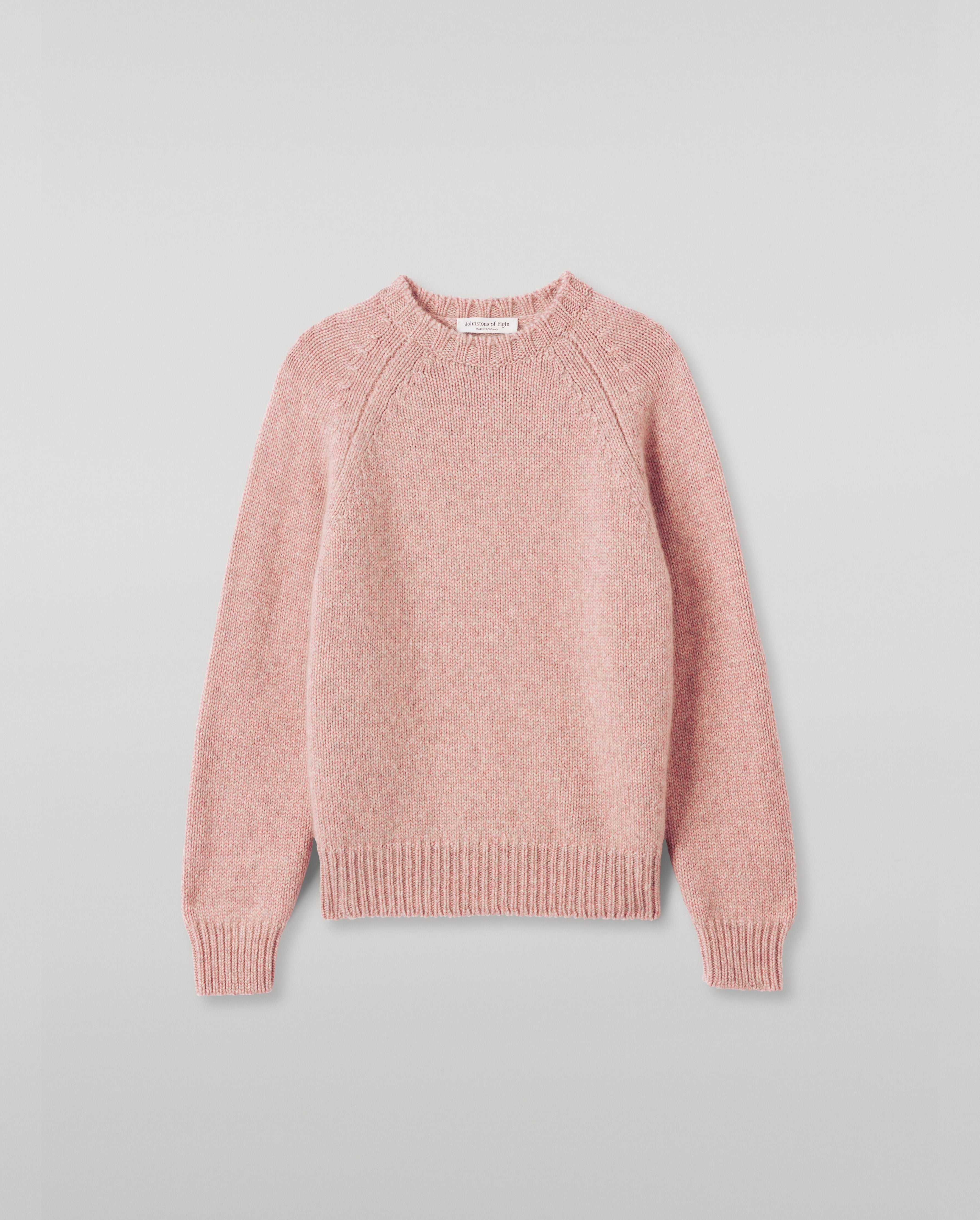 Bay Pink Marl Cashmere & Cotton Jumper