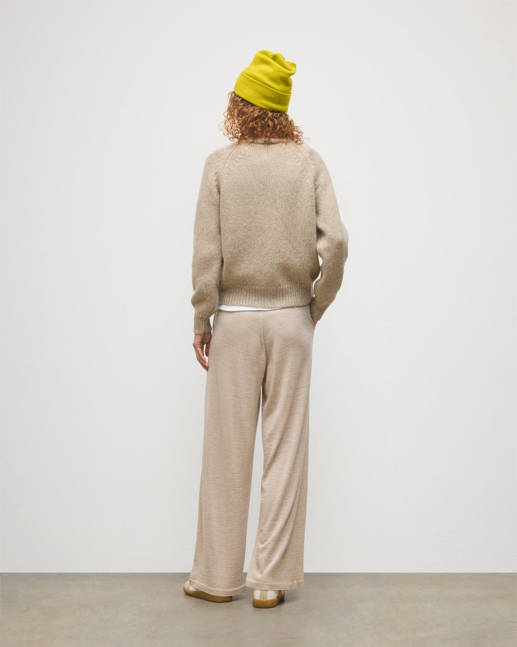 Bay Natural Marl Cashmere & Cotton Jumper