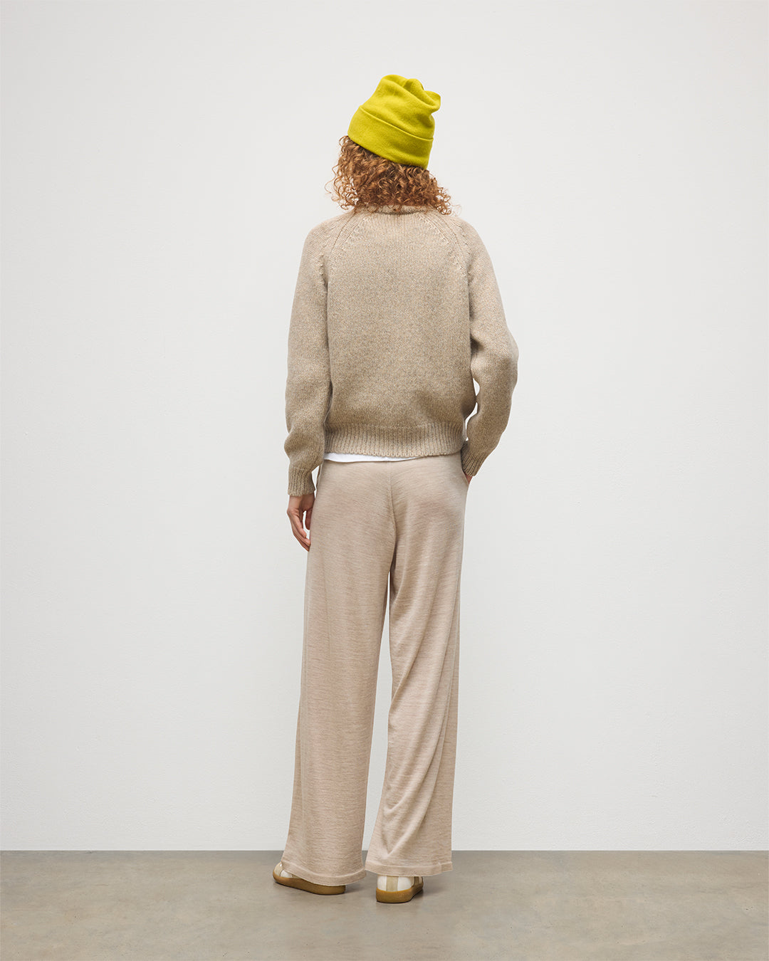 Bay Natural Marl Cashmere & Cotton Jumper