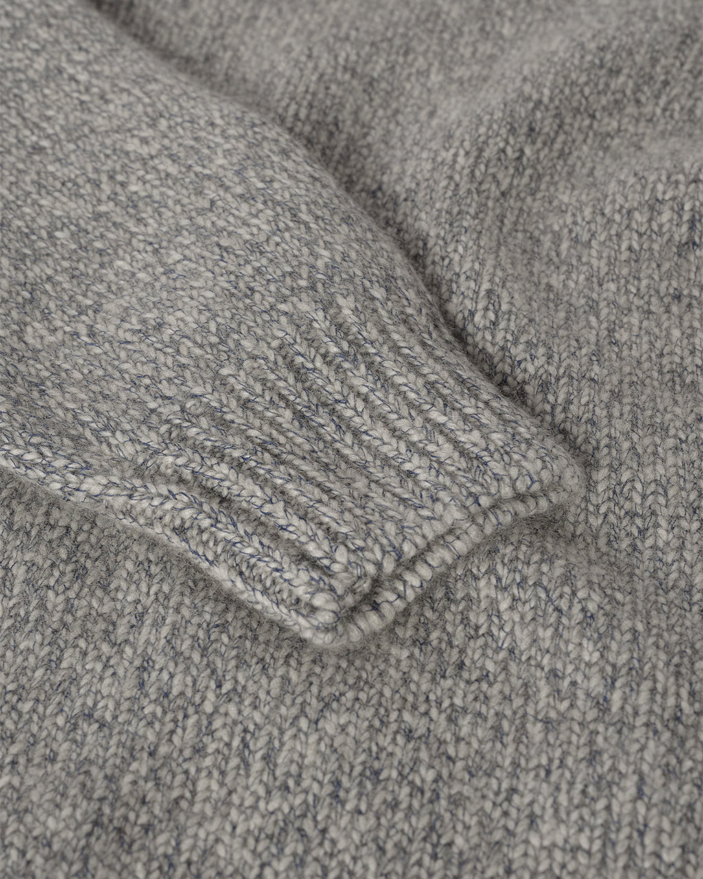 Bay Blue Marl Cashmere & Cotton Jumper