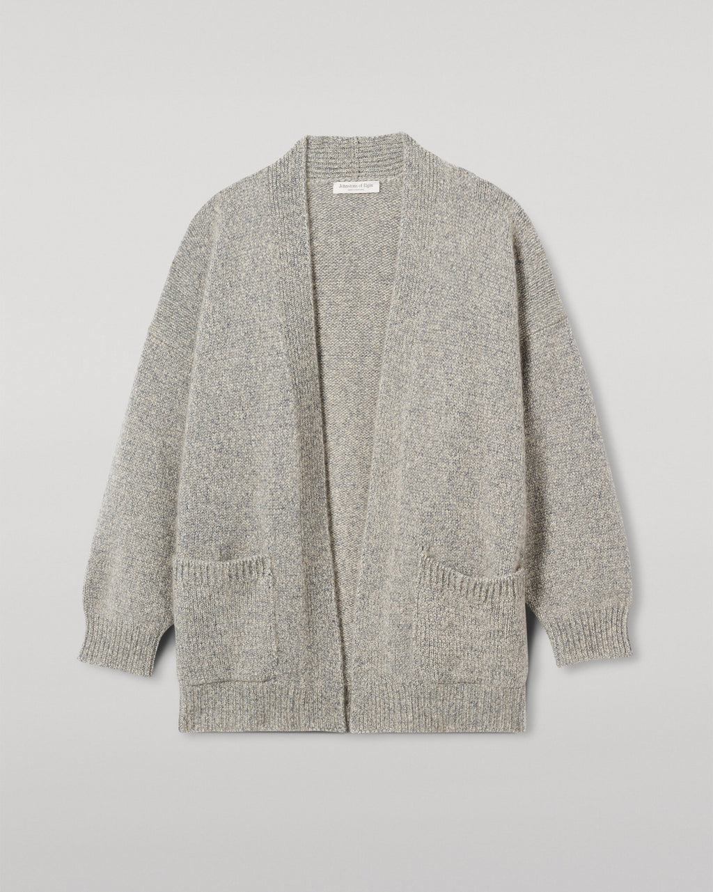 Bay Blue Marl Cashmere & Cotton Cardigan