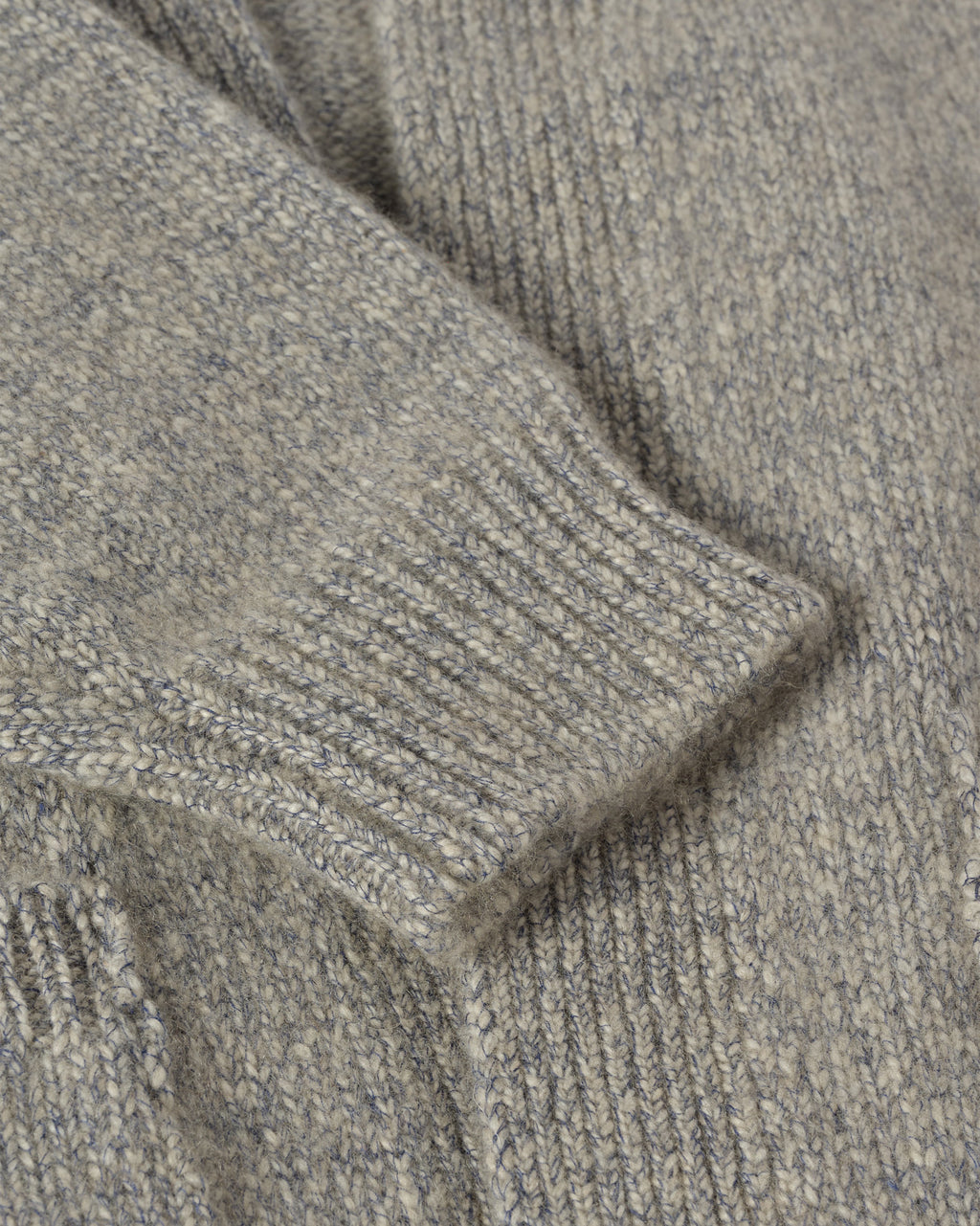 Bay Blue Marl Cashmere & Cotton Cardigan