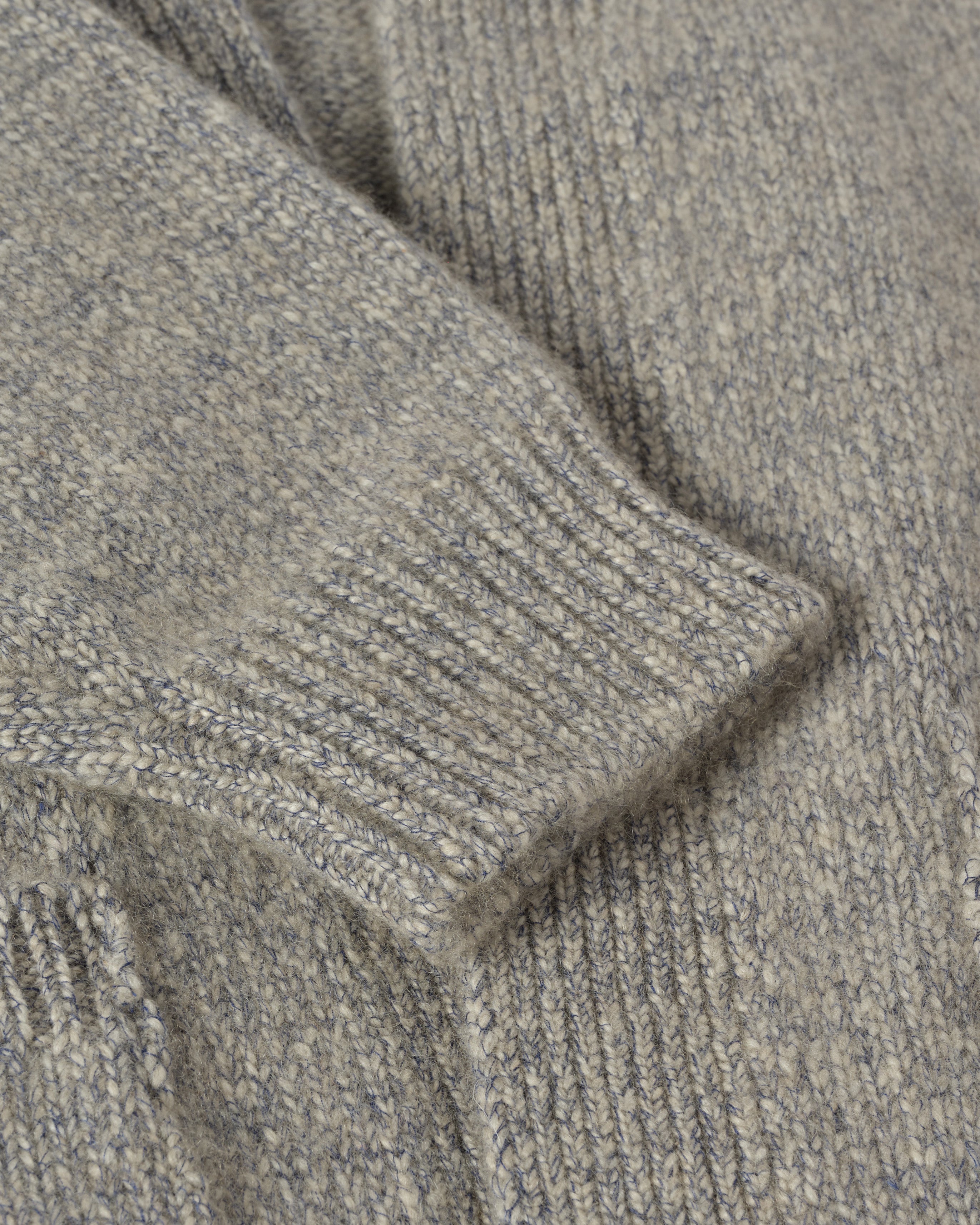 Bay Blue Marl Cashmere & Cotton Cardigan