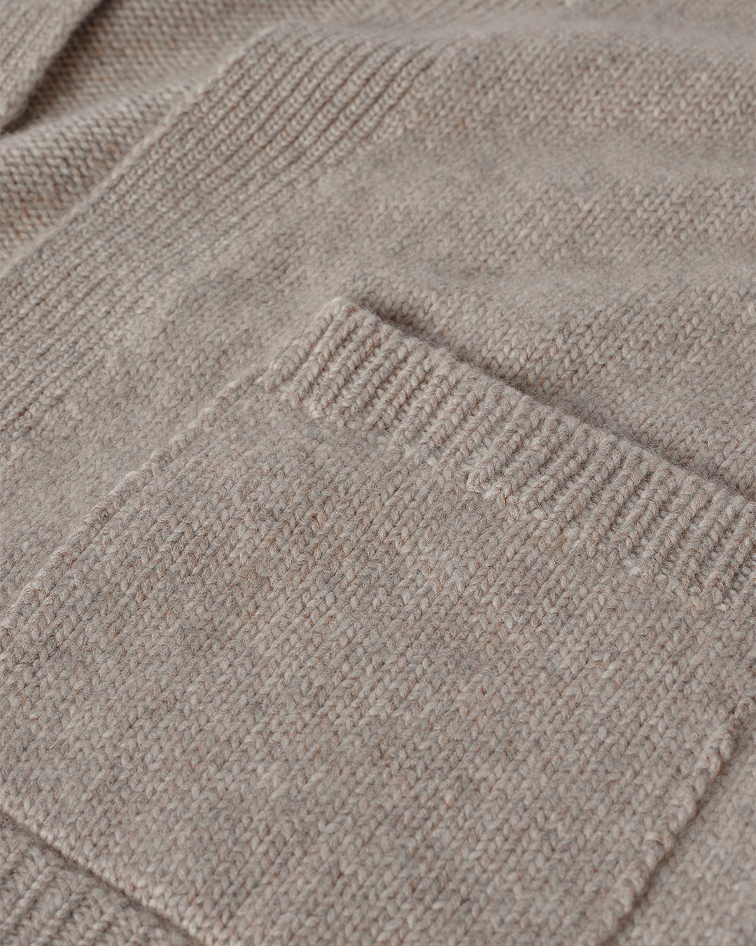 Bay Natural Marl Cashmere & Cotton Cardigan