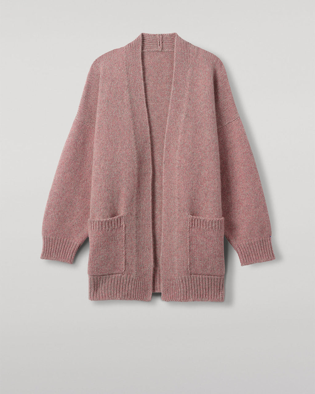 Bay Pink Marl Cashmere & Cotton Cardigan