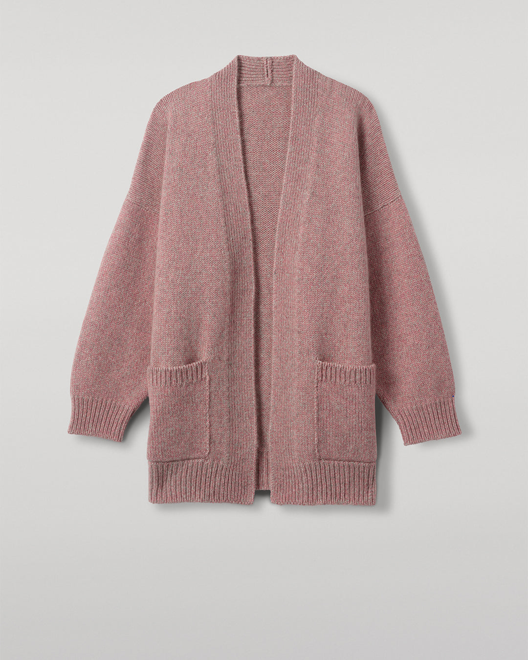 Bay Pink Marl Cashmere & Cotton Cardigan