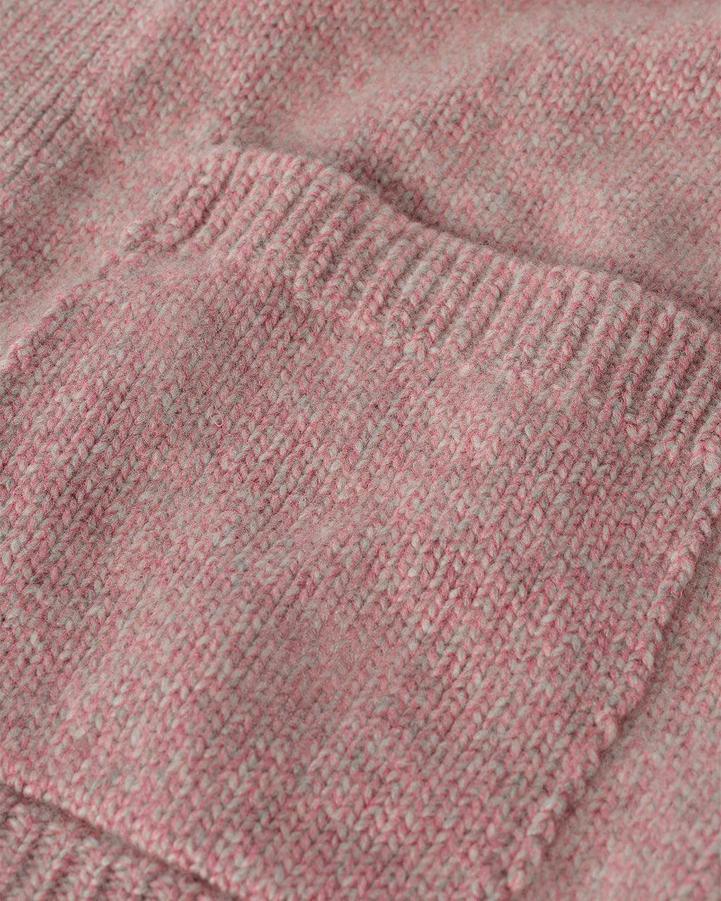 Bay Pink Marl Cashmere & Cotton Cardigan
