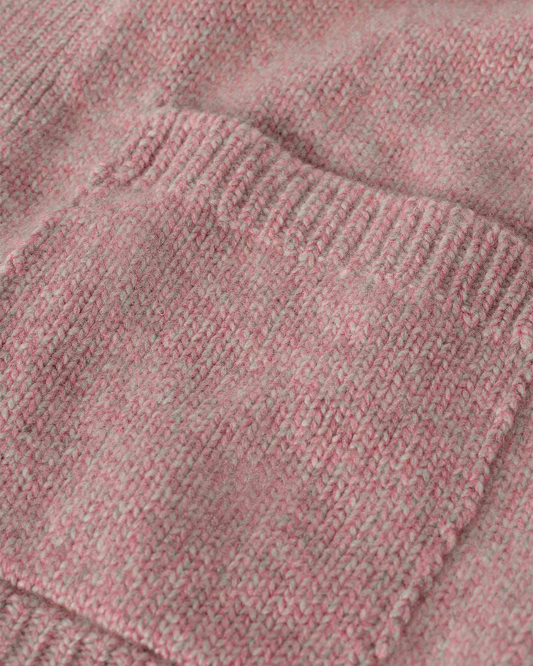Bay Pink Marl Cashmere & Cotton Cardigan