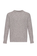 Wool Cashmere Slub Natural Jumper