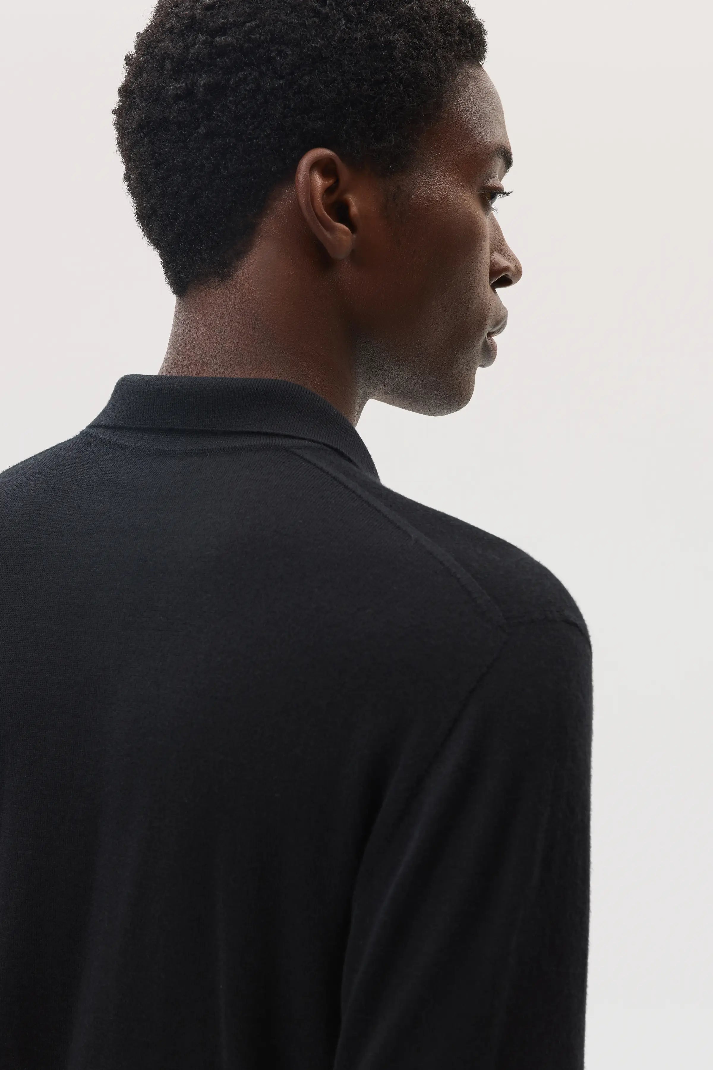 Superfine Cashmere Silk Polo Shirt