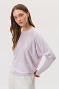 Cashmere Silk Light Purple Batwing Jumper