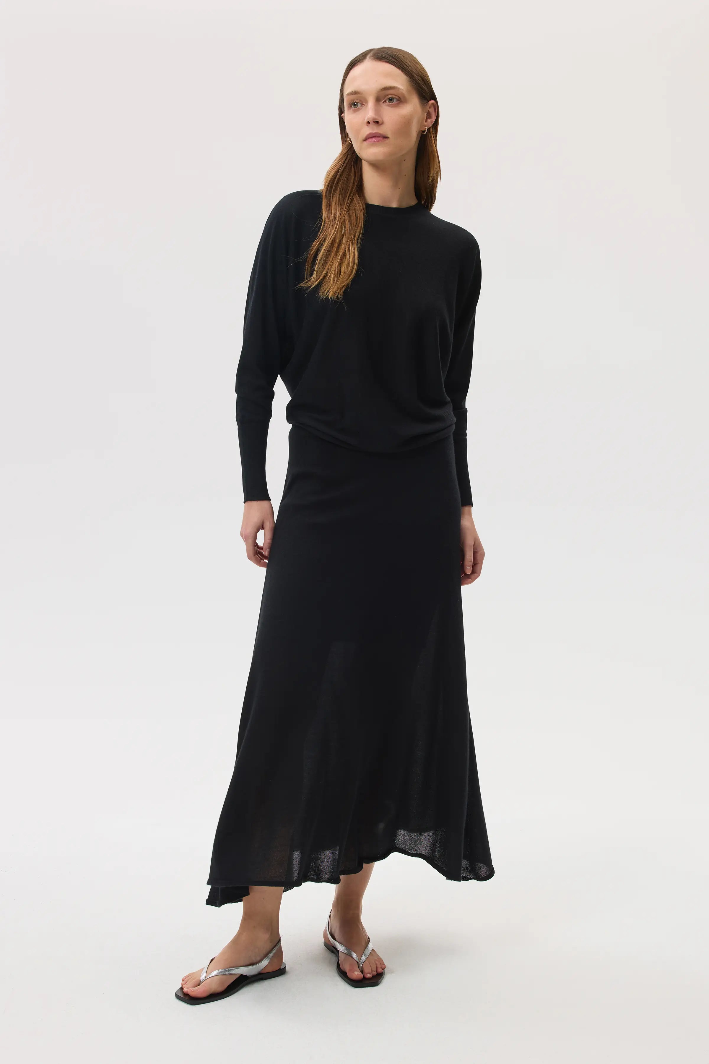 Cashmere Silk Batwing Jumper
