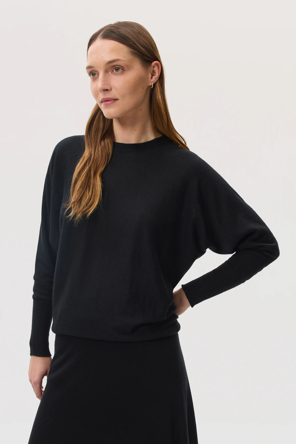 Cashmere Silk Batwing Jumper