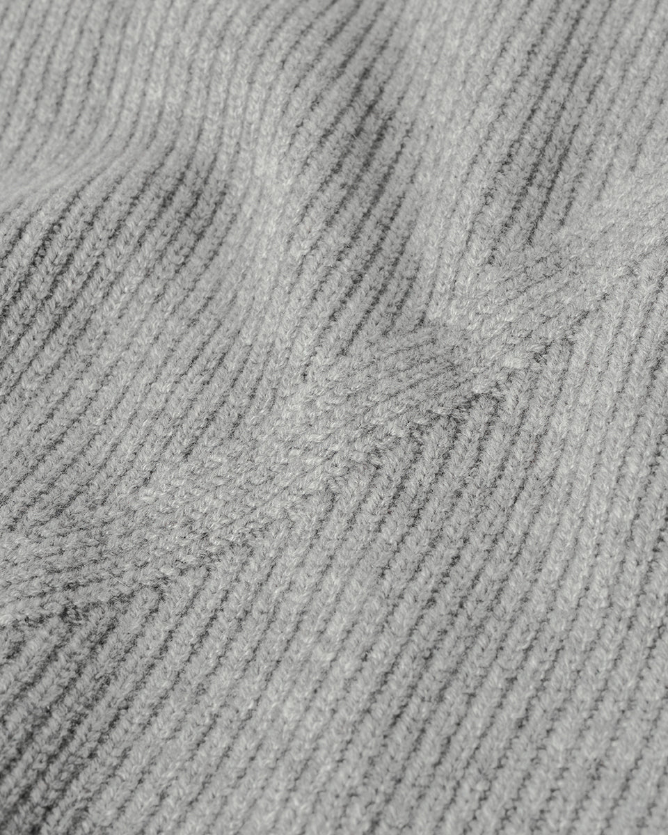 Sleeveless Light Grey Cashmere Tank Top