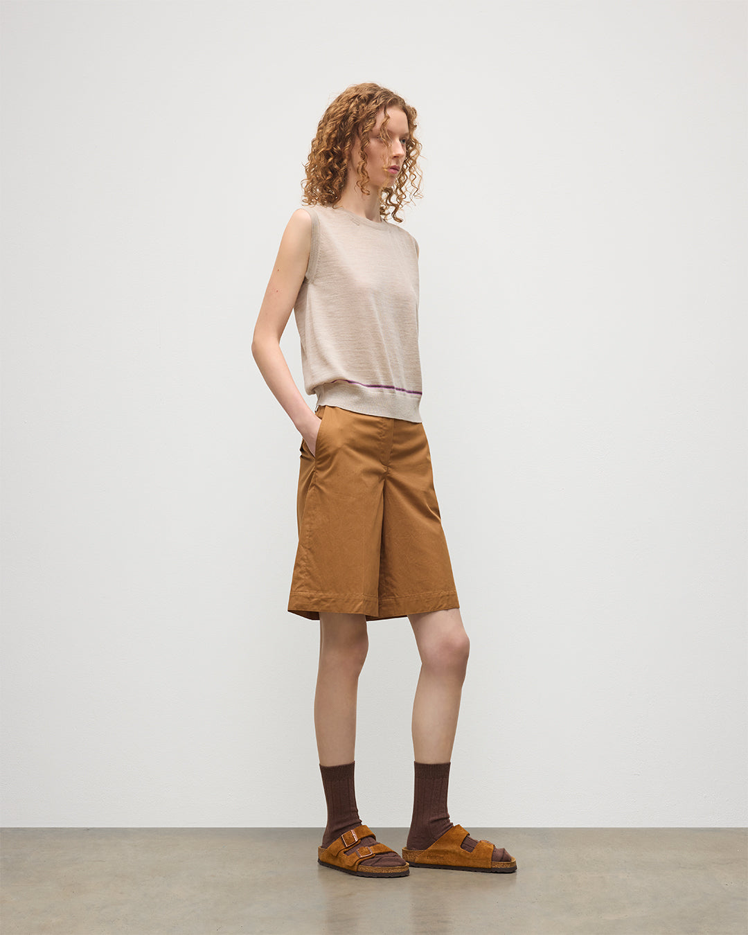 Brae Natural Merino Sleeveless Tank