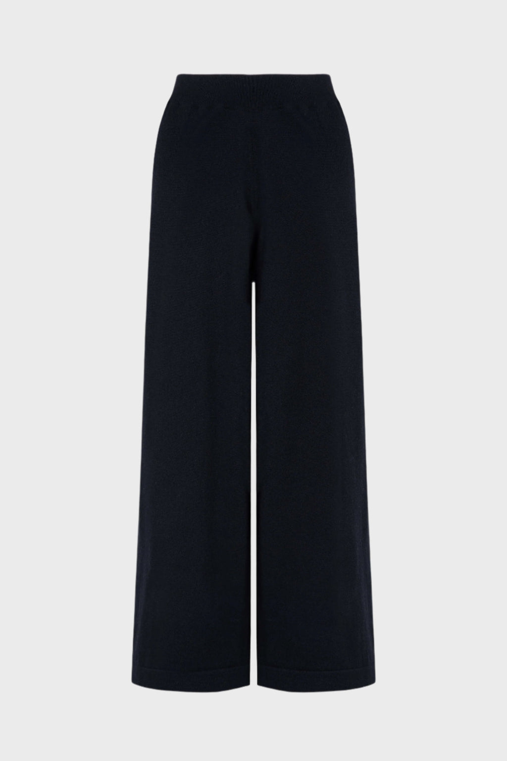 Low Rise Black Cashmere Slouch Pants