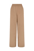 Wide Leg Camel Cashmere Culottes