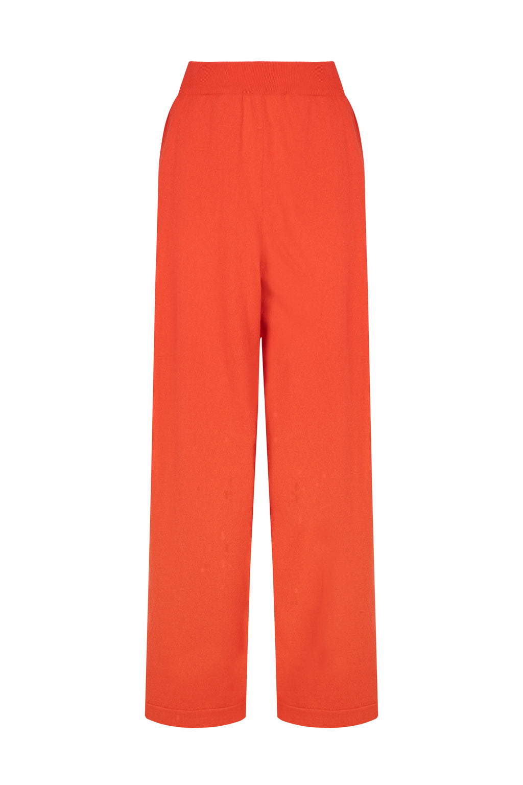 Wide Leg Orange Cashmere Culottes