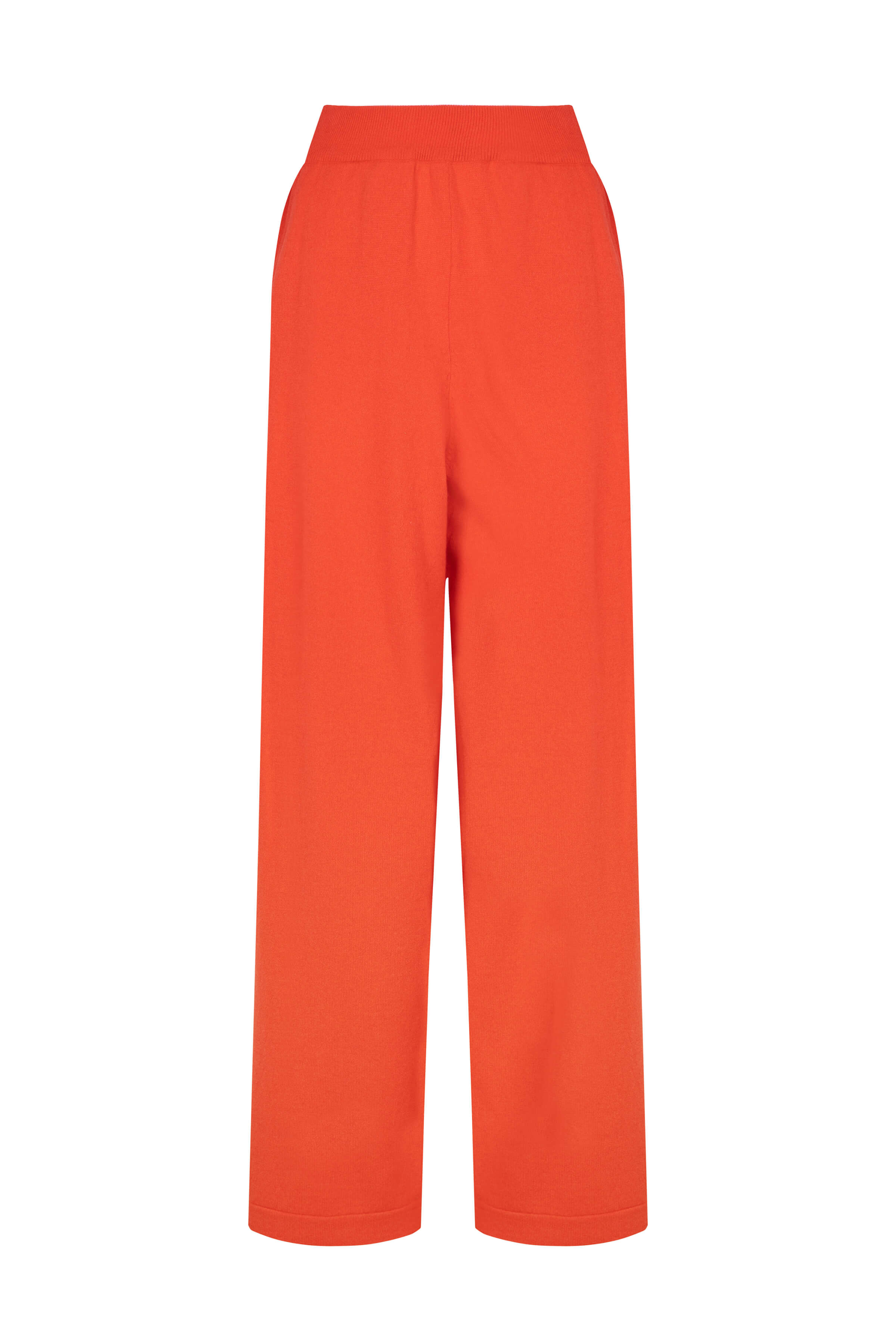 Wide Leg Orange Cashmere Culottes